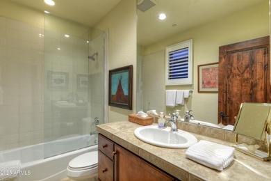 ABSOLUTELY GORGEOUS VILLA backing to the championship tee on the on Superstition Mountain Club - Lost Gold in Arizona - for sale on GolfHomes.com, golf home, golf lot