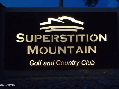 ABSOLUTELY GORGEOUS VILLA backing to the championship tee on the on Superstition Mountain Club - Lost Gold in Arizona - for sale on GolfHomes.com, golf home, golf lot