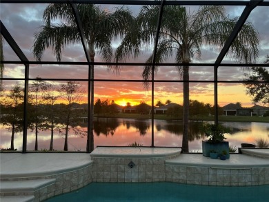 Exquisite Waterfront Home with a Beautiful Solar Heated Pool and on Pennbrooke Fairways in Florida - for sale on GolfHomes.com, golf home, golf lot