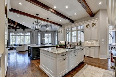 Rustic elegance is realized in this five bedroom, seven and a on The River Club in Georgia - for sale on GolfHomes.com, golf home, golf lot