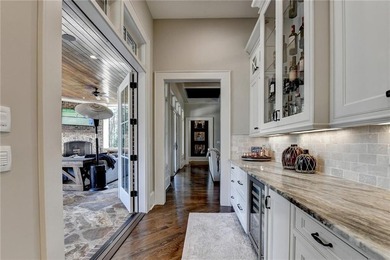 Rustic elegance is realized in this five bedroom, seven and a on The River Club in Georgia - for sale on GolfHomes.com, golf home, golf lot