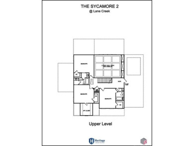 LOT 63D, The Sycamore 2 Floorplan by Heritage Group Homes  *Golf on Lane Creek Golf Club in Georgia - for sale on GolfHomes.com, golf home, golf lot