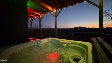 Indoor Pool, Spectacular Mtn Views, Game Room, Hot Tub, Fire on Sevierville Golf Club in Tennessee - for sale on GolfHomes.com, golf home, golf lot