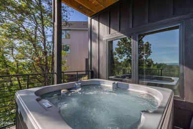 Indoor Pool, Spectacular Mtn Views, Game Room, Hot Tub, Fire on Sevierville Golf Club in Tennessee - for sale on GolfHomes.com, golf home, golf lot