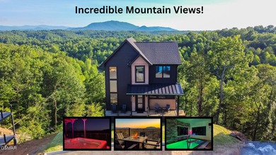 Indoor Pool, Spectacular Mtn Views, Game Room, Hot Tub, Fire on Sevierville Golf Club in Tennessee - for sale on GolfHomes.com, golf home, golf lot