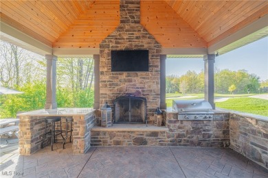 Exceptional luxury living on the 3rd green of private Red Tail on Hilliard Lakes Country Club in Ohio - for sale on GolfHomes.com, golf home, golf lot