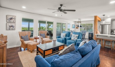 Stunning oceanfront 4BR/3BA home on Fripp Island, fully on Ocean Point Golf Links in South Carolina - for sale on GolfHomes.com, golf home, golf lot