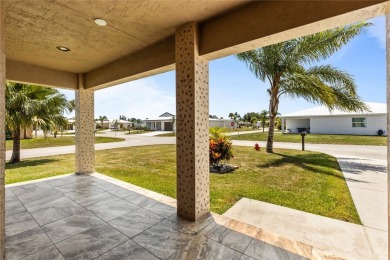 Clean. Crisp. Carefree. This 2020 CBS home has been so lightly on Spanish Lakes Country Club in Florida - for sale on GolfHomes.com, golf home, golf lot