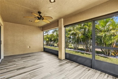 Clean. Crisp. Carefree. This 2020 CBS home has been so lightly on Spanish Lakes Country Club in Florida - for sale on GolfHomes.com, golf home, golf lot