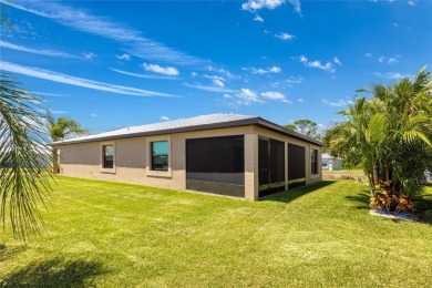 Clean. Crisp. Carefree. This 2020 CBS home has been so lightly on Spanish Lakes Country Club in Florida - for sale on GolfHomes.com, golf home, golf lot
