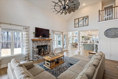 Beautiful 4-bedroom 3.5 bathrooms Waterfront home sitting on 1 on Rocky Branch Golf Club in Georgia - for sale on GolfHomes.com, golf home, golf lot
