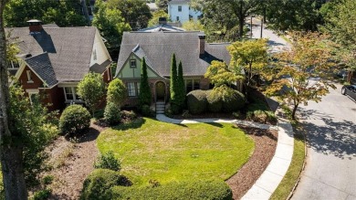 This meticulously maintained Tudor idyllically located in on Druid Hills Golf Club in Georgia - for sale on GolfHomes.com, golf home, golf lot