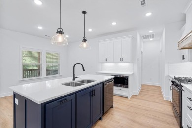 Stunning new construction home on a completely flat .37 acre on Bella Vista Country Club - Highlands in Arkansas - for sale on GolfHomes.com, golf home, golf lot