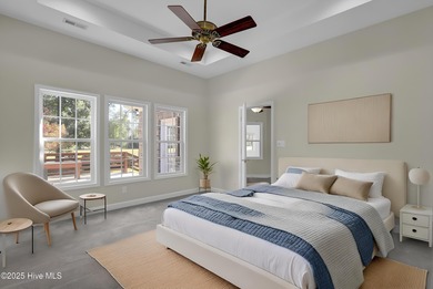 Welcome to this custom-built brick home with an open floor plan on Olde Point Golf and Country Club in North Carolina - for sale on GolfHomes.com, golf home, golf lot