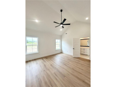 Stunning new construction home on a completely flat .37 acre on Bella Vista Country Club - Highlands in Arkansas - for sale on GolfHomes.com, golf home, golf lot