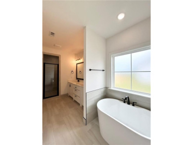 Stunning new construction home on a completely flat .37 acre on Bella Vista Country Club - Highlands in Arkansas - for sale on GolfHomes.com, golf home, golf lot