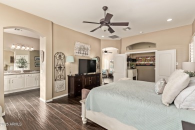 Situated on a premium 13,000 sq. ft. North/South corner lot in on Seville Golf and Country Club in Arizona - for sale on GolfHomes.com, golf home, golf lot