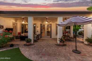 Situated on a premium 13,000 sq. ft. North/South corner lot in on Seville Golf and Country Club in Arizona - for sale on GolfHomes.com, golf home, golf lot