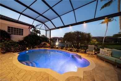 Stunning 3 BR, 3.5 BA home situated on a spectacular lakefront on Pelican Marsh Golf Club in Florida - for sale on GolfHomes.com, golf home, golf lot