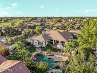 Situated on a premium 13,000 sq. ft. North/South corner lot in on Seville Golf and Country Club in Arizona - for sale on GolfHomes.com, golf home, golf lot