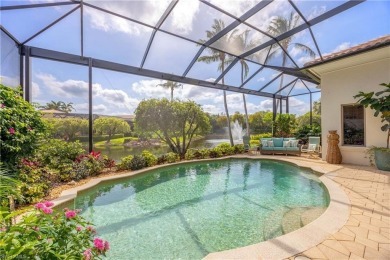 Stunning 3 BR, 3.5 BA home situated on a spectacular lakefront on Pelican Marsh Golf Club in Florida - for sale on GolfHomes.com, golf home, golf lot