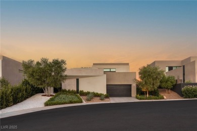 Experience modern luxury and unmatched privacy in this on Reflection Bay Golf Club in Nevada - for sale on GolfHomes.com, golf home, golf lot