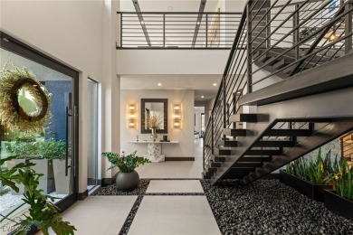Experience modern luxury and unmatched privacy in this on Reflection Bay Golf Club in Nevada - for sale on GolfHomes.com, golf home, golf lot