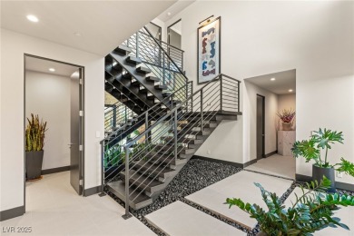 Experience modern luxury and unmatched privacy in this on Reflection Bay Golf Club in Nevada - for sale on GolfHomes.com, golf home, golf lot