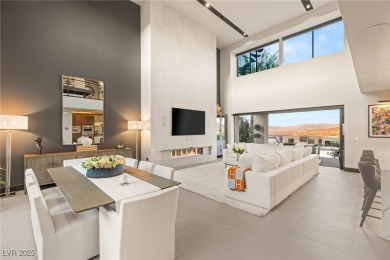 Experience modern luxury and unmatched privacy in this on Reflection Bay Golf Club in Nevada - for sale on GolfHomes.com, golf home, golf lot