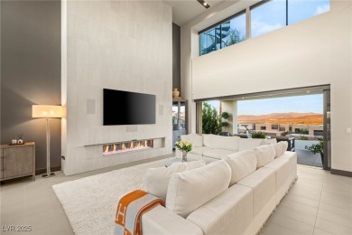 Experience modern luxury and unmatched privacy in this on Reflection Bay Golf Club in Nevada - for sale on GolfHomes.com, golf home, golf lot