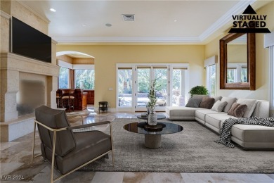 An elegant blend of luxury and design, this custom 1-story, 3 on South Shore At Lake Las Vegas in Nevada - for sale on GolfHomes.com, golf home, golf lot