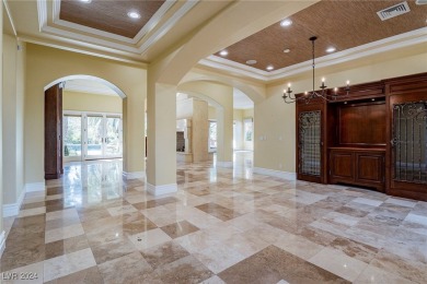 An elegant blend of luxury and design, this custom 1-story, 3 on South Shore At Lake Las Vegas in Nevada - for sale on GolfHomes.com, golf home, golf lot