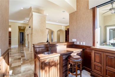 An elegant blend of luxury and design, this custom 1-story, 3 on South Shore At Lake Las Vegas in Nevada - for sale on GolfHomes.com, golf home, golf lot