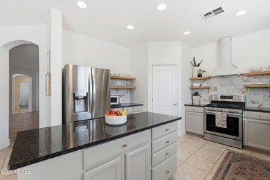 Welcome to this stunning 5-bedroom, 3-bathroom home located on a on The Golf Club At Johnson Ranch in Arizona - for sale on GolfHomes.com, golf home, golf lot