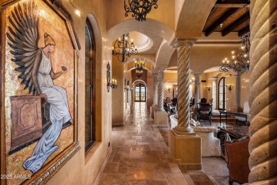 Embrace la dolce vita in this magnificent Tuscan estate on FireRock Country Club in Arizona - for sale on GolfHomes.com, golf home, golf lot