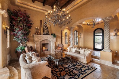 Embrace la dolce vita in this magnificent Tuscan estate on FireRock Country Club in Arizona - for sale on GolfHomes.com, golf home, golf lot