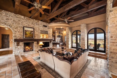 Embrace la dolce vita in this magnificent Tuscan estate on FireRock Country Club in Arizona - for sale on GolfHomes.com, golf home, golf lot