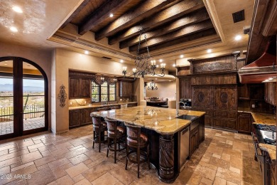 Embrace la dolce vita in this magnificent Tuscan estate on FireRock Country Club in Arizona - for sale on GolfHomes.com, golf home, golf lot