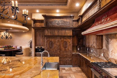 Embrace la dolce vita in this magnificent Tuscan estate on FireRock Country Club in Arizona - for sale on GolfHomes.com, golf home, golf lot