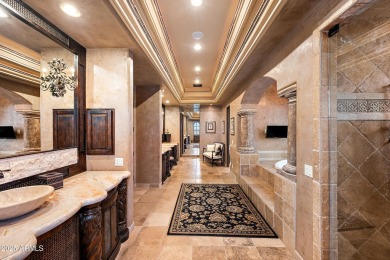 Embrace la dolce vita in this magnificent Tuscan estate on FireRock Country Club in Arizona - for sale on GolfHomes.com, golf home, golf lot