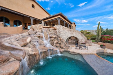 Embrace la dolce vita in this magnificent Tuscan estate on FireRock Country Club in Arizona - for sale on GolfHomes.com, golf home, golf lot