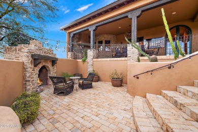 Embrace la dolce vita in this magnificent Tuscan estate on FireRock Country Club in Arizona - for sale on GolfHomes.com, golf home, golf lot