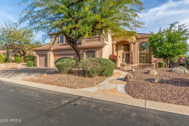 Exquisite two-story residence on golf course lot with 3-car on Las Sendas Golf Club in Arizona - for sale on GolfHomes.com, golf home, golf lot