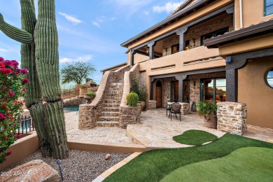 Embrace la dolce vita in this magnificent Tuscan estate on FireRock Country Club in Arizona - for sale on GolfHomes.com, golf home, golf lot