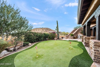 Embrace la dolce vita in this magnificent Tuscan estate on FireRock Country Club in Arizona - for sale on GolfHomes.com, golf home, golf lot