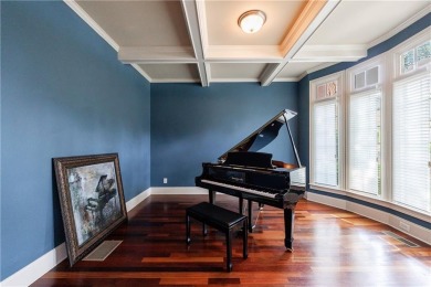 Discover this exceptional executive home situated on a serene 1 on Trophy Club of Apalachee in Georgia - for sale on GolfHomes.com, golf home, golf lot