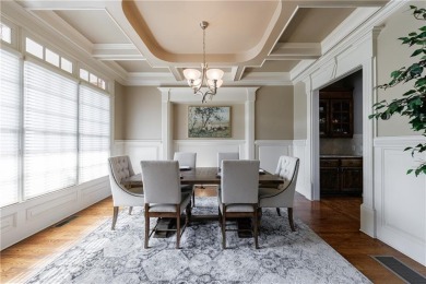 Discover this exceptional executive home situated on a serene 1 on Trophy Club of Apalachee in Georgia - for sale on GolfHomes.com, golf home, golf lot
