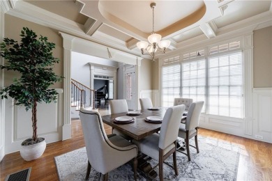 Discover this exceptional executive home situated on a serene 1 on Trophy Club of Apalachee in Georgia - for sale on GolfHomes.com, golf home, golf lot