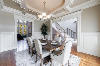 Discover this exceptional executive home situated on a serene 1 on Trophy Club of Apalachee in Georgia - for sale on GolfHomes.com, golf home, golf lot