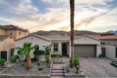 Nestled in the prestigious Red Rock Country Club, this serene on Red Rock Country Club in Nevada - for sale on GolfHomes.com, golf home, golf lot